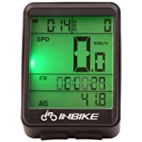 Los mejores  - Velocímetro para Ordenador de Bicicleta- Multifunción- inalámbrico- Pantalla LCD- Odómetro con Sensor de cadencia y…